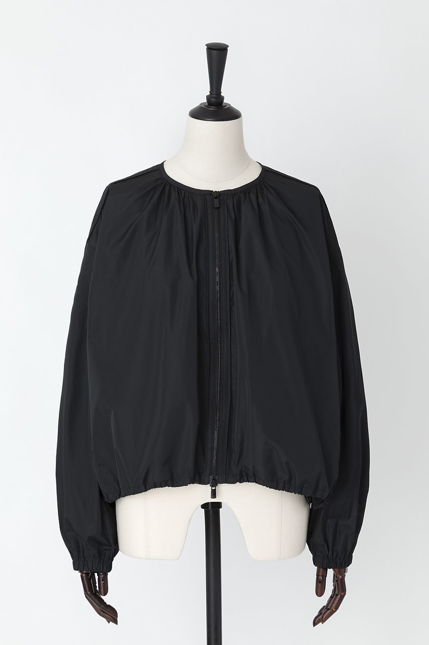 【オーヴィル/EAUVIRE】のライトウエイトブルゾン インテリア・キッズ・メンズ・レディースファッション・服の通販 founy(ファニー) ファッション Fashion レディースファッション Fashion for Women アウター Coat / Outerwear Collection レディースジャケット・軽アウター Jackets ブルゾンジャケット・スポーティアウター Blouson Jackets ギャザー Gathered, Ruffled コクーン Cocoon, Cocoon Silhouette ショート Short, Short Length シルク Silk, 100% Silk ジャケット Jacket, Outerwear ストレッチ Stretch, Stretchy Fabric タフタ Taffeta, Structured Fabric パイピング Piping, Trim Design ブルゾン Blouson, Bomber Jacket エレガント 上品 Elegant 定番 Standard, Basic Item ブラック|ID: prp329100004456364 ipo3291000000036061070