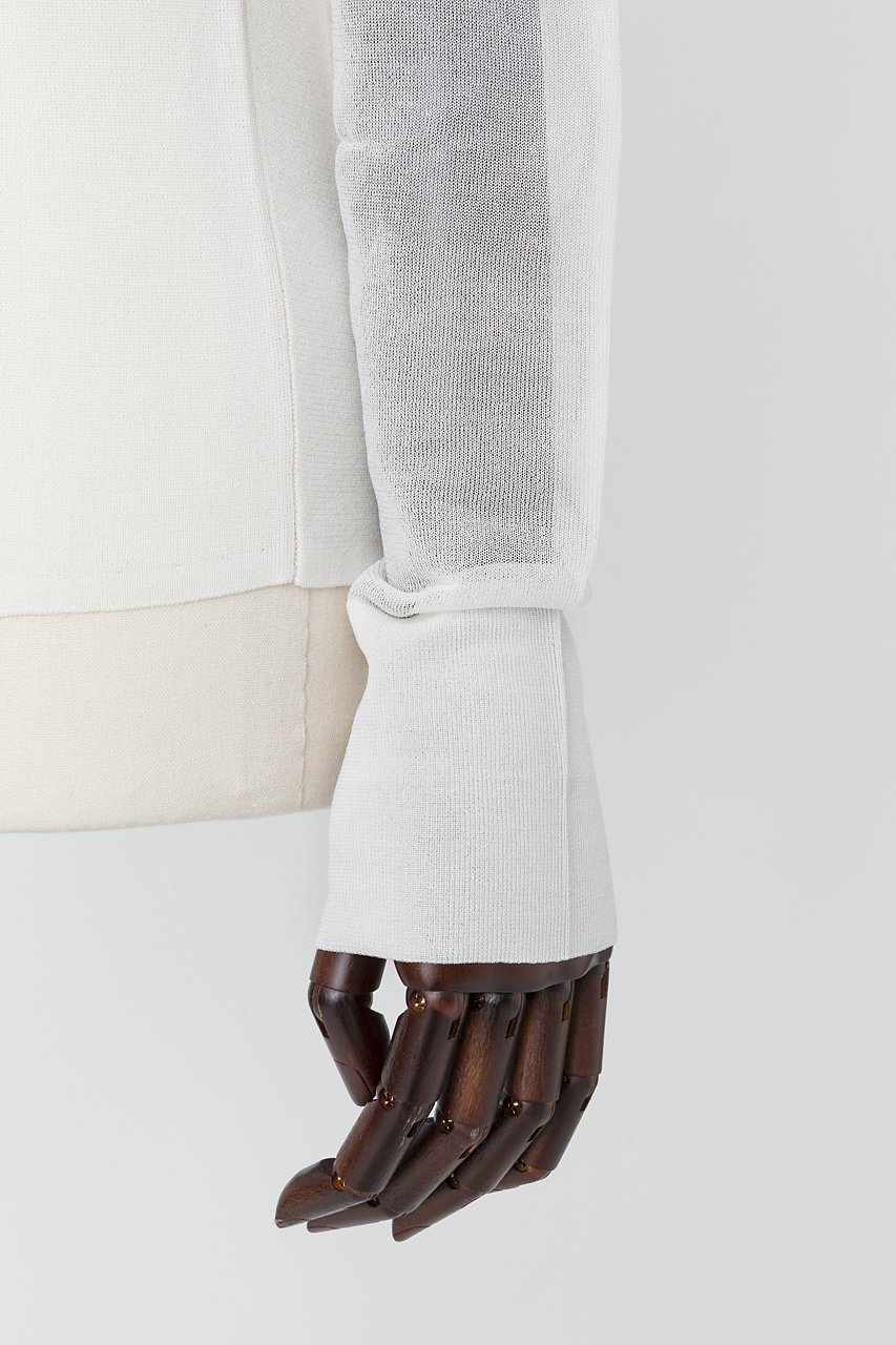 【オーヴィル/EAUVIRE】のシアーシルクプルオーバー 人気、トレンドファッション・服の通販 founy(ファニー) 　ファッション　Fashion　レディースファッション　Fashion for Women　トップス・カットソー　Cut & Sew Tops　シャツ・ブラウス・オフィスカジュアル　Elegant Blouses & Button-Ups　カジュアルプルオーバー・ニットトップス　Pullovers & Knit Tops / Casual Pullovers　イタリア　Italy　インナー　Innerwear　オーガニック　Organic Cotton　コンパクト　Compact, Small Size　シアー　Sheer, See-Through　シルク　Silk, 100% Silk　スリーブ　Sleeve, Long Sleeve / Short Sleeve　フィット　Fit, Slim Fit　ロング　Long, Long-Length　other-5|ID: prp329100004456369 ipo3291000000032844582