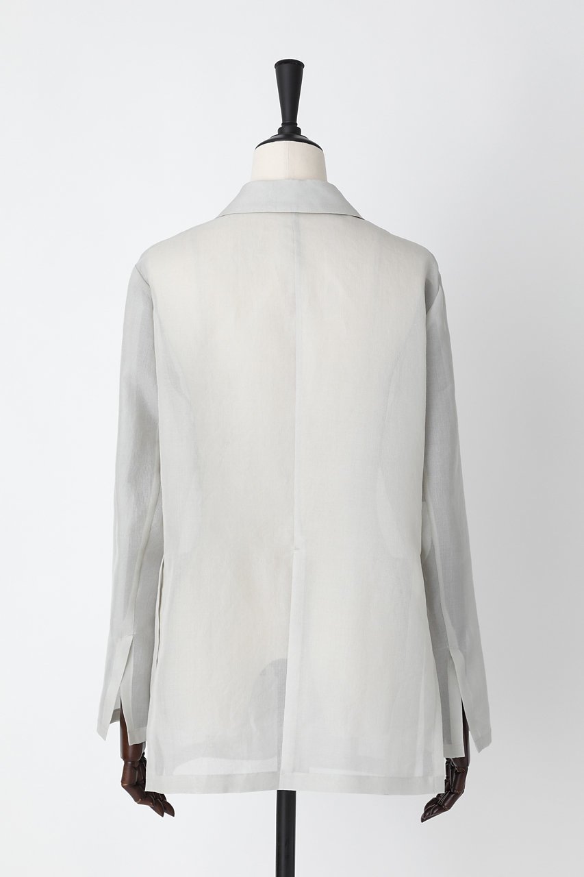 【オーヴィル/EAUVIRE】のシアージャケット 人気、トレンドファッション・服の通販 founy(ファニー) 　ファッション　Fashion　レディースファッション　WOMEN　アウター　Coat Outerwear　ジャケット　Jackets　イタリア　Italy　オーガンジー　Organdy　シアー　Sheer　シルク　Silk　ジャケット　Jacket　トレンド　Trend　夏　Summer　定番　Standard　other-3|ID: prp329100004456372 ipo3291000000031250369