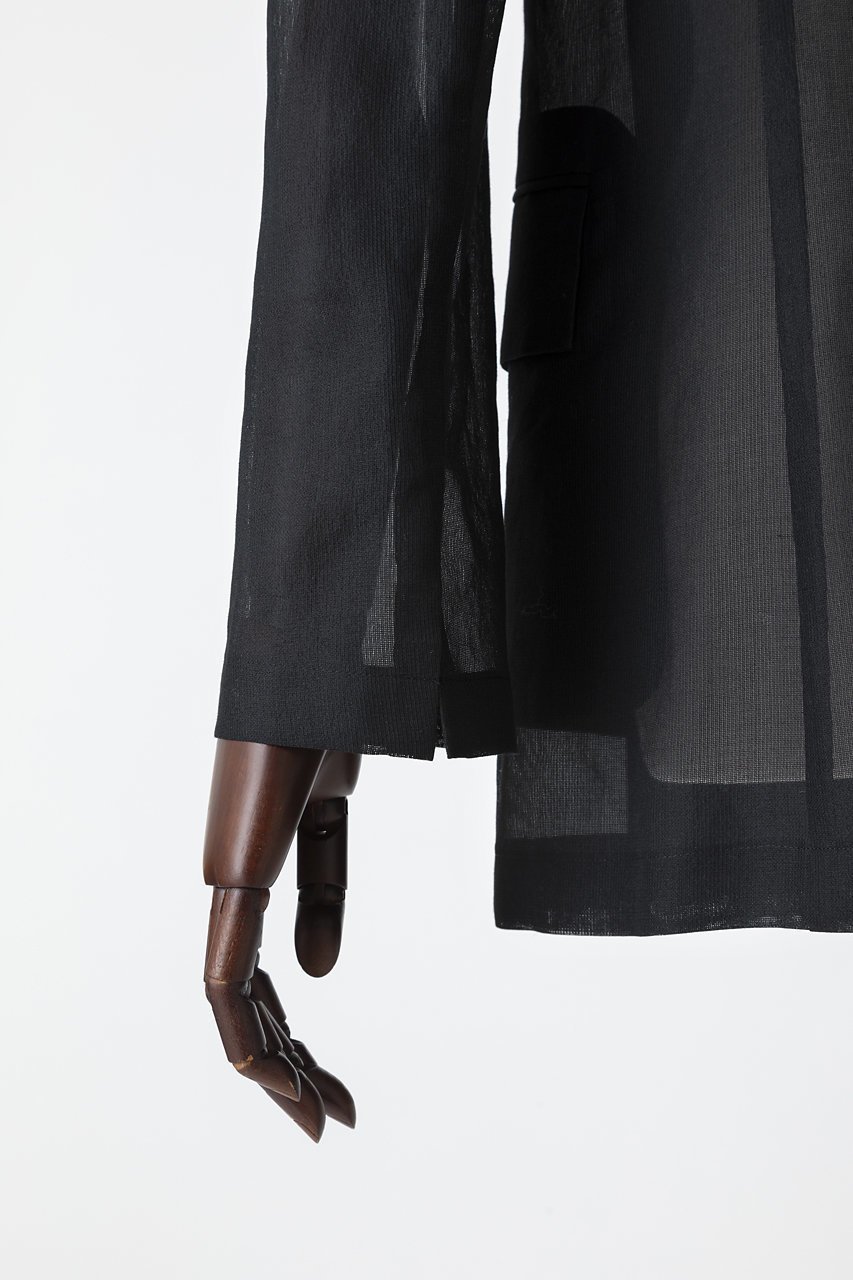 【オーヴィル/EAUVIRE】のシアーコンビジャケット 人気、トレンドファッション・服の通販 founy(ファニー) 　ファッション　Fashion　レディースファッション　WOMEN　アウター　Coat Outerwear　ジャケット　Jackets　イタリア　Italy　オーガンジー　Organdy　サマー　Summer　シアー　Sheer　シルク　Silk　ジャケット　Jacket　スタイリッシュ　Stylish　トレンド　Trend　フロント　Front　再入荷　Restock/Back In Stock/Re Arrival　other-5|ID: prp329100004456373 ipo3291000000031324061