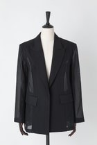 【オーヴィル/EAUVIRE】のシアーコンビジャケット ブラック|ID: prp329100004456373 ipo3291000000035701039