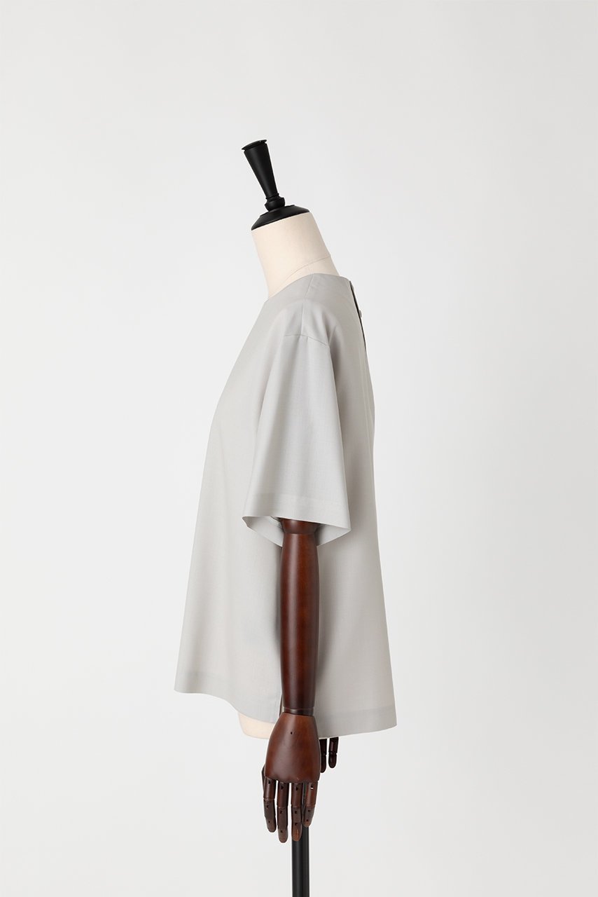 【オーヴィル/EAUVIRE】のTブラウス 人気、トレンドファッション・服の通販 founy(ファニー) 　ファッション　Fashion　レディースファッション　WOMEN　トップス・カットソー　Tops/Tshirt　シャツ/ブラウス　Shirts/Blouses　ロング / Tシャツ　T-Shirts　カットソー　Cut and Sewn　ショート　Short　シルク　Silk　スリーブ　Sleeve　スーツ　Suit　ビジネス 仕事 通勤　Business　夏　Summer　other-2|ID: prp329100004456375 ipo3291000000031250383