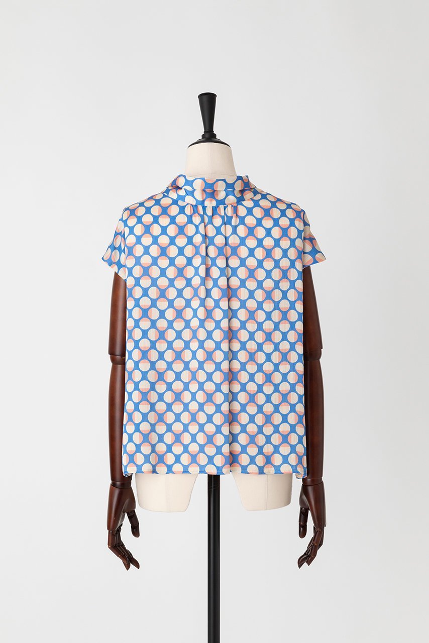 【オーヴィル/EAUVIRE】のプリントボウタイブラウス 人気、トレンドファッション・服の通販 founy(ファニー) 　ファッション　Fashion　レディースファッション　WOMEN　トップス・カットソー　Tops/Tshirt　キャミソール / ノースリーブ　No Sleeves　シャツ/ブラウス　Shirts/Blouses　セットアップ　Set Up　ノースリーブ　No Sleeve　other-3|ID: prp329100004456376 ipo3291000000031250390