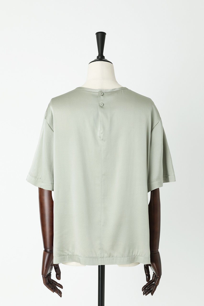 【オーヴィル/EAUVIRE】のウォッシャブルシルクTブラウス 人気、トレンドファッション・服の通販 founy(ファニー) 　ファッション　Fashion　レディースファッション　WOMEN　トップス・カットソー　Tops/Tshirt　シャツ/ブラウス　Shirts/Blouses　ロング / Tシャツ　T-Shirts　カットソー　Cut and Sewn　ショート　Short　シルク　Silk　ストレッチ　Stretch　スリーブ　Sleeve　半袖　Short Sleeve　定番　Standard　other-3|ID: prp329100004456378 ipo3291000000031250402