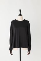 【オーヴィル/EAUVIRE】のウォッシャブルシルクブラウス ブラック|ID: prp329100004456382 ipo3291000000035674391