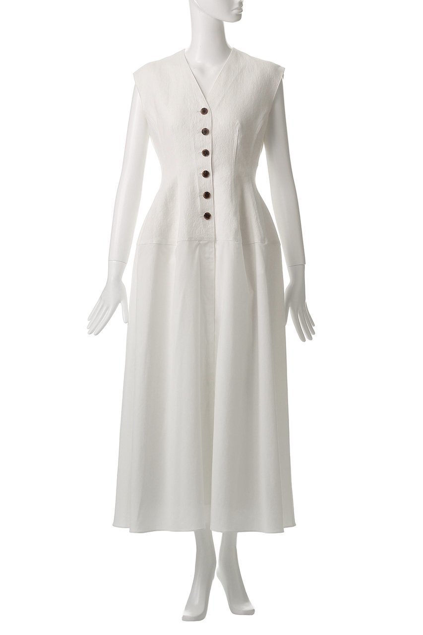 【アキラナカ/AKIRANAKA】のIlsa ノースリーブドレス 人気、トレンドファッション・服の通販 founy(ファニー) 　ファッション　Fashion　レディースファッション　WOMEN　ワンピース　Dress　ドレス　Party Dresses　チュニック　Tunic　コンビ　Combination　チュニック　Tunic　ドレス　Dress　ノースリーブ　No Sleeve　バランス　Balance　フォルム　Form　ロング　Long　other-2|ID: prp329100004456387 ipo3291000000031250449