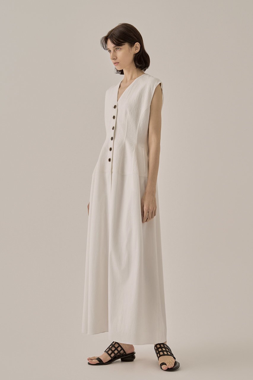 【アキラナカ/AKIRANAKA】のIlsa ノースリーブドレス 人気、トレンドファッション・服の通販 founy(ファニー) 　ファッション　Fashion　レディースファッション　WOMEN　ワンピース　Dress　ドレス　Party Dresses　チュニック　Tunic　コンビ　Combination　チュニック　Tunic　ドレス　Dress　ノースリーブ　No Sleeve　バランス　Balance　フォルム　Form　ロング　Long　other-6|ID: prp329100004456387 ipo3291000000031324109