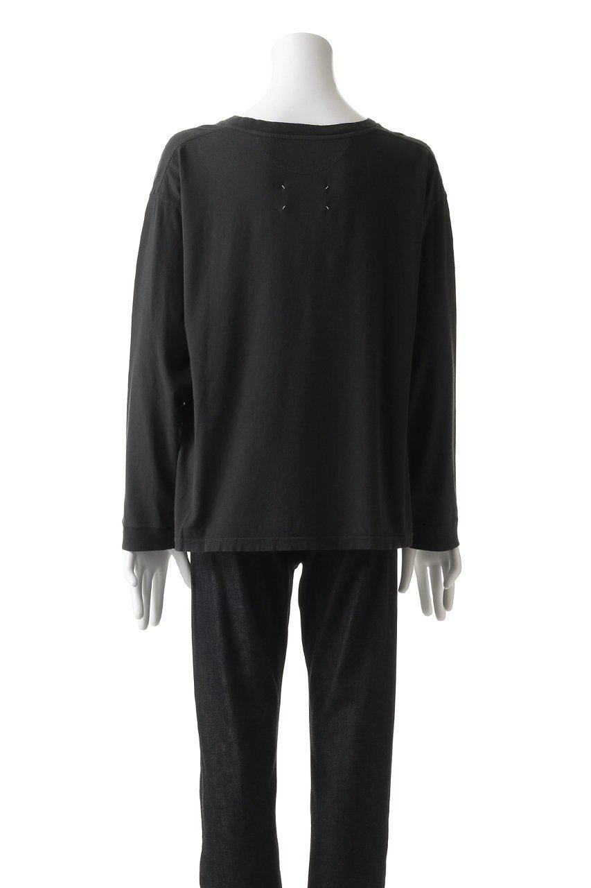 【メゾン マルジェラ/MAISON MARGIELA / MEN】の【MEN】ロゴTシャツ 人気、トレンドファッション・服の通販 founy(ファニー) 　ファッション　Fashion　メンズファッション　Fashion for Men　トップス・カットソー　Cut & Sew Tops　メンズシャツ　Shirts　ジャケット　Jacket, Outerwear　スリーブ　Sleeve, Long Sleeve / Short Sleeve　フロント　Front, Front Design　ボックス　Boxy, Box Shape　ロング　Long, Long-Length　other-4|ID: prp329100004456390 ipo3291000000032858113