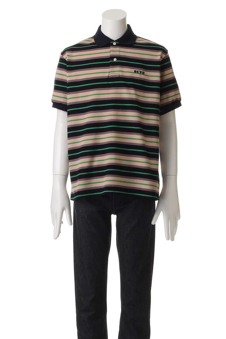 【サイ サイベーシックス/Scye SCYE BASICS / MEN】の【MEN】【SCYE BASICS】ストライプコットンピケポロシャツ 人気、トレンドファッション・服の通販 founy(ファニー) 　ファッション　Fashion　メンズファッション　MEN　ストライプ　Stripe　デニム　Denim　ポロシャツ　Polo Shirt　other-2|ID: prp329100004456393 ipo3291000000031250481