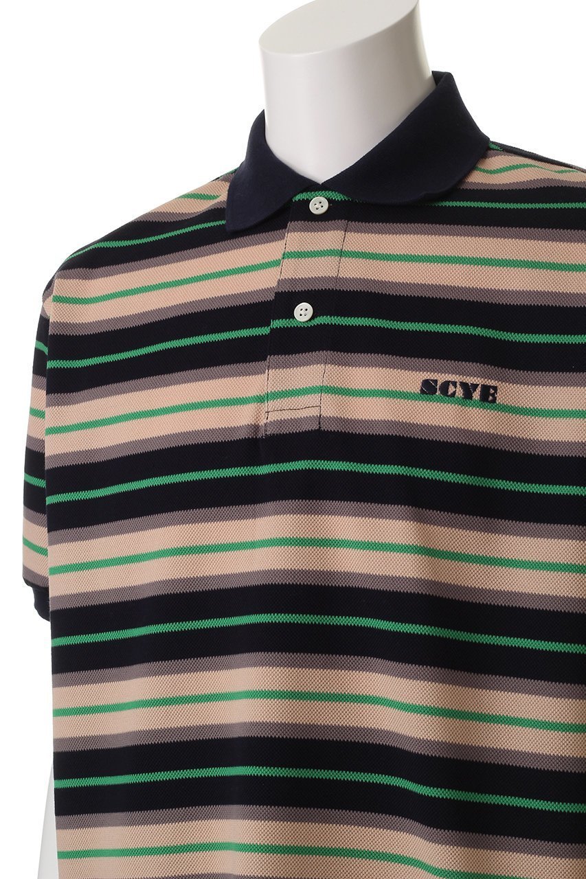 【サイ サイベーシックス/Scye SCYE BASICS / MEN】の【MEN】【SCYE BASICS】ストライプコットンピケポロシャツ 人気、トレンドファッション・服の通販 founy(ファニー) 　ファッション　Fashion　メンズファッション　MEN　ストライプ　Stripe　デニム　Denim　ポロシャツ　Polo Shirt　other-5|ID: prp329100004456393 ipo3291000000031324123