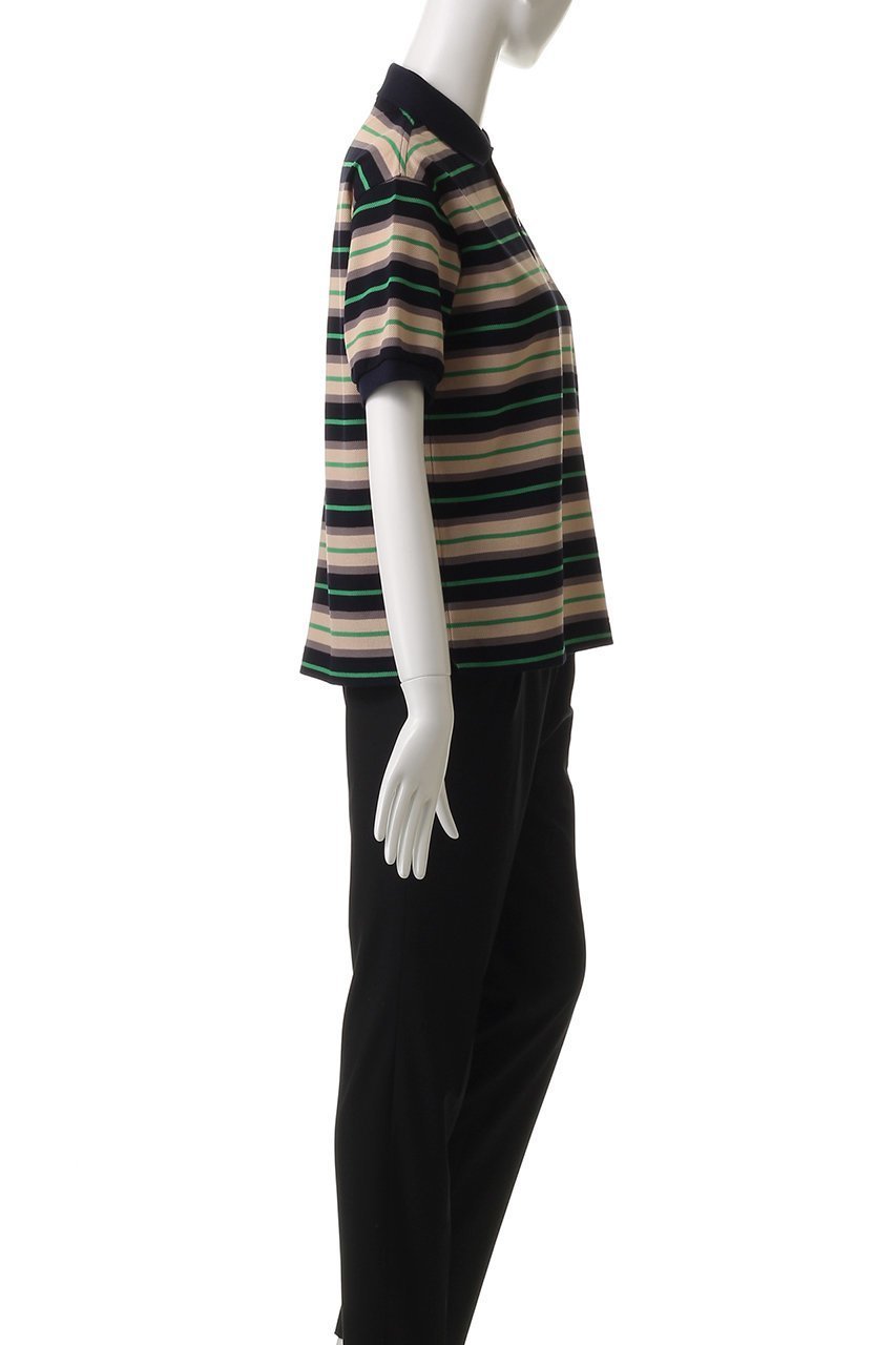 【サイ サイベーシックス/Scye SCYE BASICS】の【SCYE BASICS】ストライプコットンピケポロシャツ 人気、トレンドファッション・服の通販 founy(ファニー) 　ファッション　Fashion　レディースファッション　WOMEN　トップス・カットソー　Tops/Tshirt　シャツ/ブラウス　Shirts/Blouses　ポロシャツ　Polo Shirts　フィット　Fit　ボトム　Bottom　ボーダー　Border　ポロシャツ　Polo Shirt　夏　Summer　定番　Standard　ビジネス 仕事 通勤　Business　other-3|ID: prp329100004456395 ipo3291000000031250493