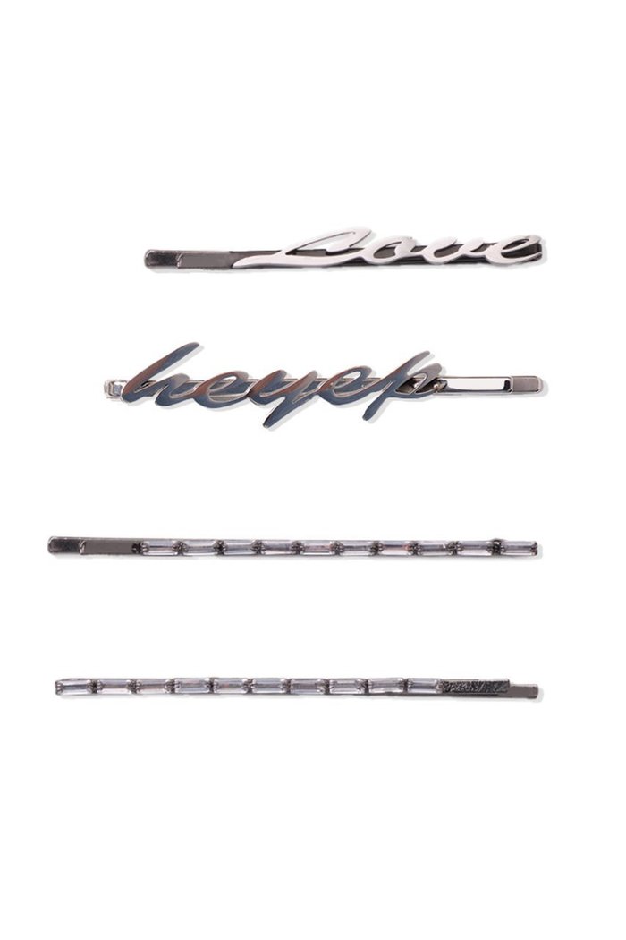 【ヘイップ/heyep】のLogo&Rhinestone ヘアピン 4Pセット インテリア・キッズ・メンズ・レディースファッション・服の通販 founy(ファニー) https://founy.com/ ファッション Fashion レディースファッション Fashion for Women シュシュ&ヘアアクセ/ヘアアレンジ Scrunchies & Hair Accessories アクセサリー Fashion Accessories クリスタル Crystal, Swarovski シンプル Simple, Minimal ストーン Stone, Gem-Like トレンド Trend, Trending Now バランス Balance, Style Balance バレッタ Barrette, Hair Clip |ID: prp329100004456398 ipo3291000000036239747