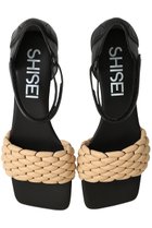 【シセイ/SHISEI】のPADDED MESH SANDALS ベージュ×ブラック|ID:prp329100004456407