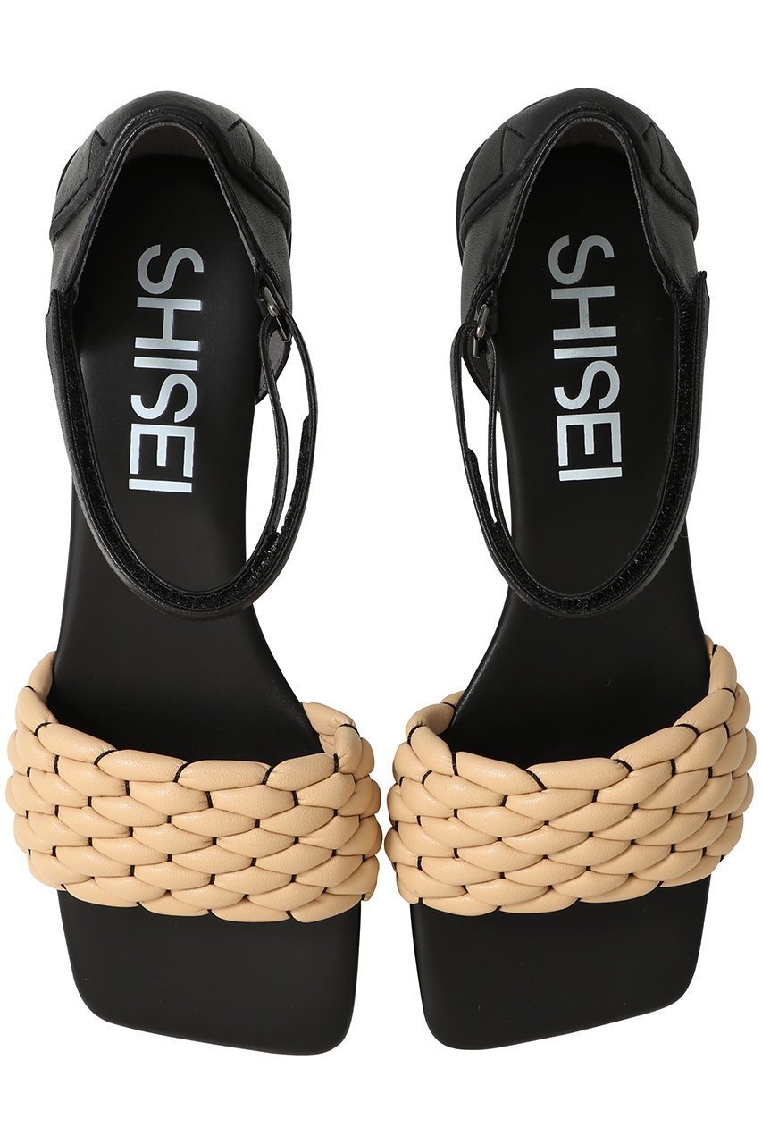 【シセイ/SHISEI】のPADDED MESH SANDALS インテリア・キッズ・メンズ・レディースファッション・服の通販 founy(ファニー) 　ファッション　Fashion　レディースファッション　Fashion for Women　サンダル　Sandals, Summer Shoes　バランス　Balance, Style Balance　メッシュ　Mesh, Net Fabric　夏　Summer　定番　Standard, Basic Item　ベージュ×ブラック|ID: prp329100004456407 ipo3291000000032854822