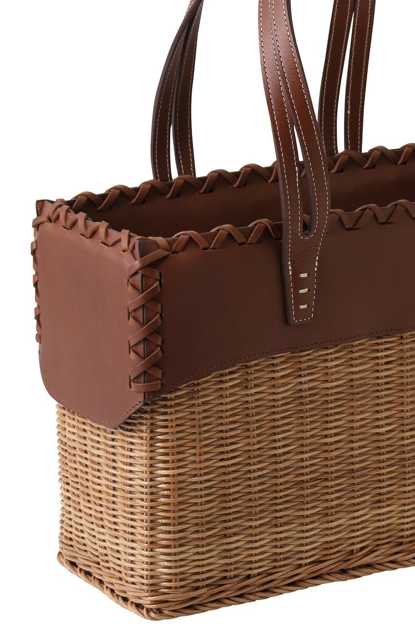 【ア ヴァケーション/A VACATION】のRATTAN M カバー付きカゴバッグ 人気、トレンドファッション・服の通販 founy(ファニー) 　ファッション　Fashion　レディースファッション　Fashion for Women　バッグ　Bags　スカーフ　Scarf, Neckwear　スクエア　Square, Square Shape　フォルム　Silhouette, Form　ラタン　Rattan, Woven Rattan　リゾート　Resort, Vacation Style　エレガント 上品　Elegant　other-5|ID: prp329100004456411 ipo3291000000032779655