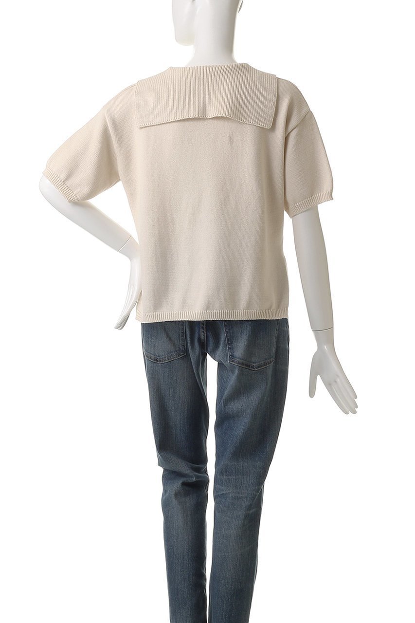 【デミーリー/DEMYLEE】のJANE ソフトコットン セーラーカラーニットトップ 人気、トレンドファッション・服の通販 founy(ファニー) 　ファッション　Fashion　レディースファッション　WOMEN　トップス・カットソー　Tops/Tshirt　ニット　Knit Tops　プルオーバー　Pullover　other-4|ID: prp329100004456415 ipo3291000000031250572