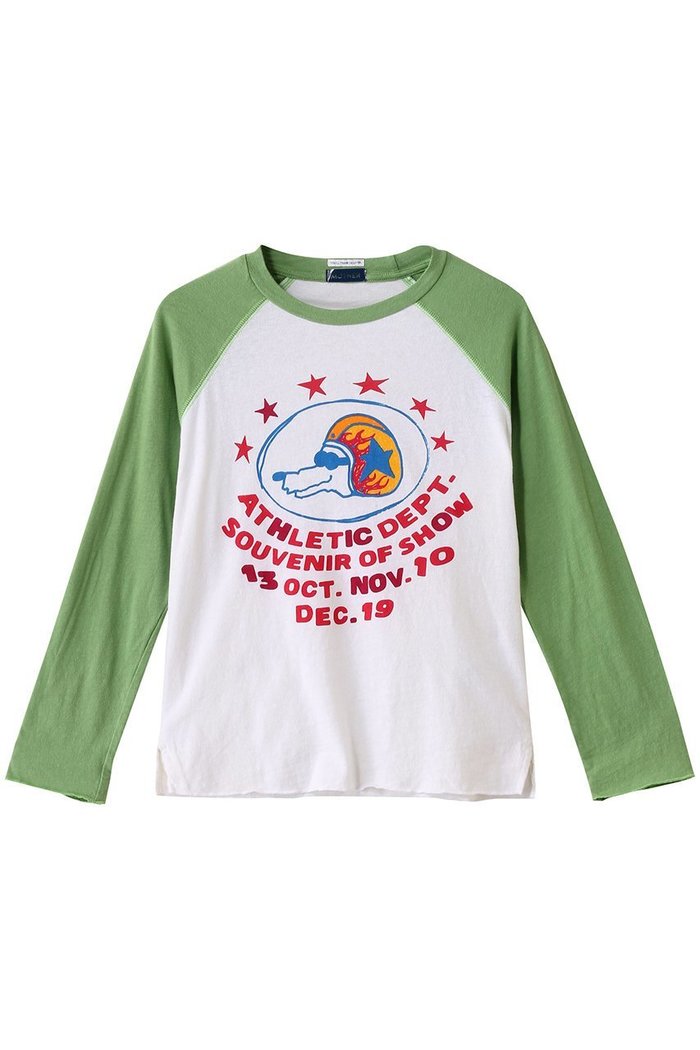 【マザー/MOTHER】のSOUVENIR OF SHOW ベースボールプリントロンT(SVN) インテリア・キッズ・メンズ・レディースファッション・服の通販 founy(ファニー) https://founy.com/ ファッション Fashion レディースファッション WOMEN トップス・カットソー Tops/Tshirt シャツ/ブラウス Shirts/Blouses ロング / Tシャツ T-Shirts カットソー Cut and Sewn スリーブ Sleeve デニム Denim フロント Front プリント Print ボトム Bottom ロング Long |ID: prp329100004456418 ipo3291000000031184378