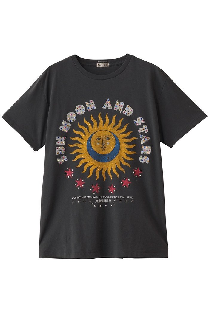 【マザー/MOTHER】のSUN MOON AND STARS プリントTシャツ(SNM) インテリア・キッズ・メンズ・レディースファッション・服の通販 founy(ファニー) https://founy.com/ ファッション Fashion レディースファッション WOMEN トップス・カットソー Tops/Tshirt シャツ/ブラウス Shirts/Blouses ロング / Tシャツ T-Shirts カットソー Cut and Sewn インナー Inner グラフィック Graphic ショート Short スニーカー Sneakers スリーブ Sleeve デニム Denim フェミニン Feminine プリント Print モチーフ Motif |ID: prp329100004456420 ipo3291000000031184382