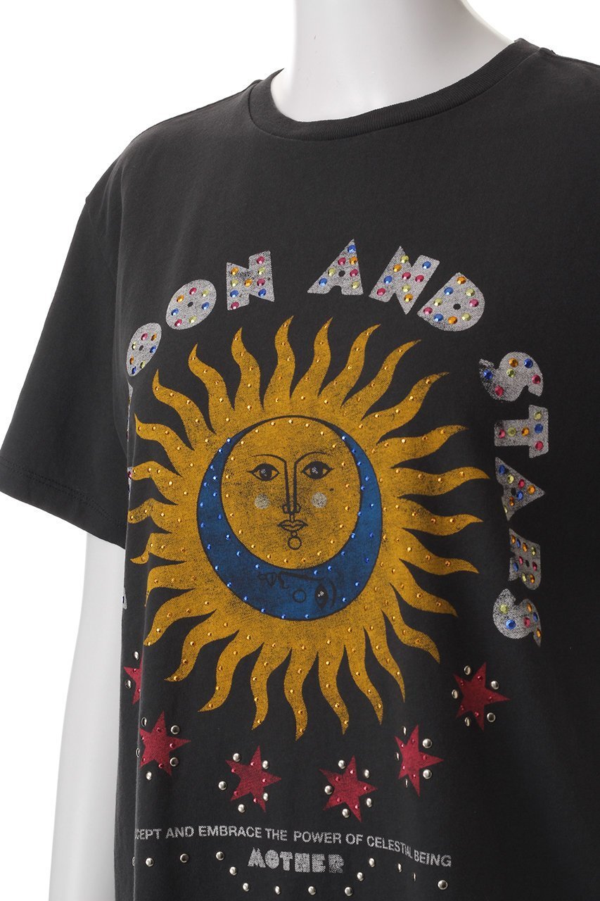 【マザー/MOTHER】のSUN MOON AND STARS プリントTシャツ(SNM) 人気、トレンドファッション・服の通販 founy(ファニー) 　ファッション　Fashion　レディースファッション　WOMEN　トップス・カットソー　Tops/Tshirt　シャツ/ブラウス　Shirts/Blouses　ロング / Tシャツ　T-Shirts　カットソー　Cut and Sewn　インナー　Inner　グラフィック　Graphic　ショート　Short　スニーカー　Sneakers　スリーブ　Sleeve　デニム　Denim　フェミニン　Feminine　プリント　Print　モチーフ　Motif　other-5|ID: prp329100004456420 ipo3291000000031324154