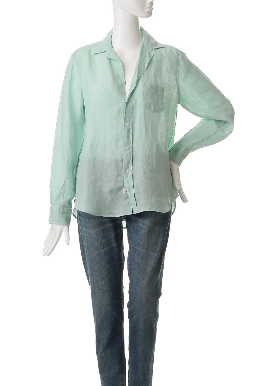 【フランク&アイリーン/Frank&Eileen】のEILEEN イタリアンリネン グリーンシャツ 人気、トレンドファッション・服の通販 founy(ファニー) 　ファッション　Fashion　レディースファッション　WOMEN　トップス・カットソー　Tops/Tshirt　シャツ/ブラウス　Shirts/Blouses　おすすめ　Recommend　インナー　Inner　ジャケット　Jacket　スリーブ　Sleeve　デニム　Denim　リネン　Linen　ロング　Long　other-2|ID: prp329100004456424 ipo3291000000031250626