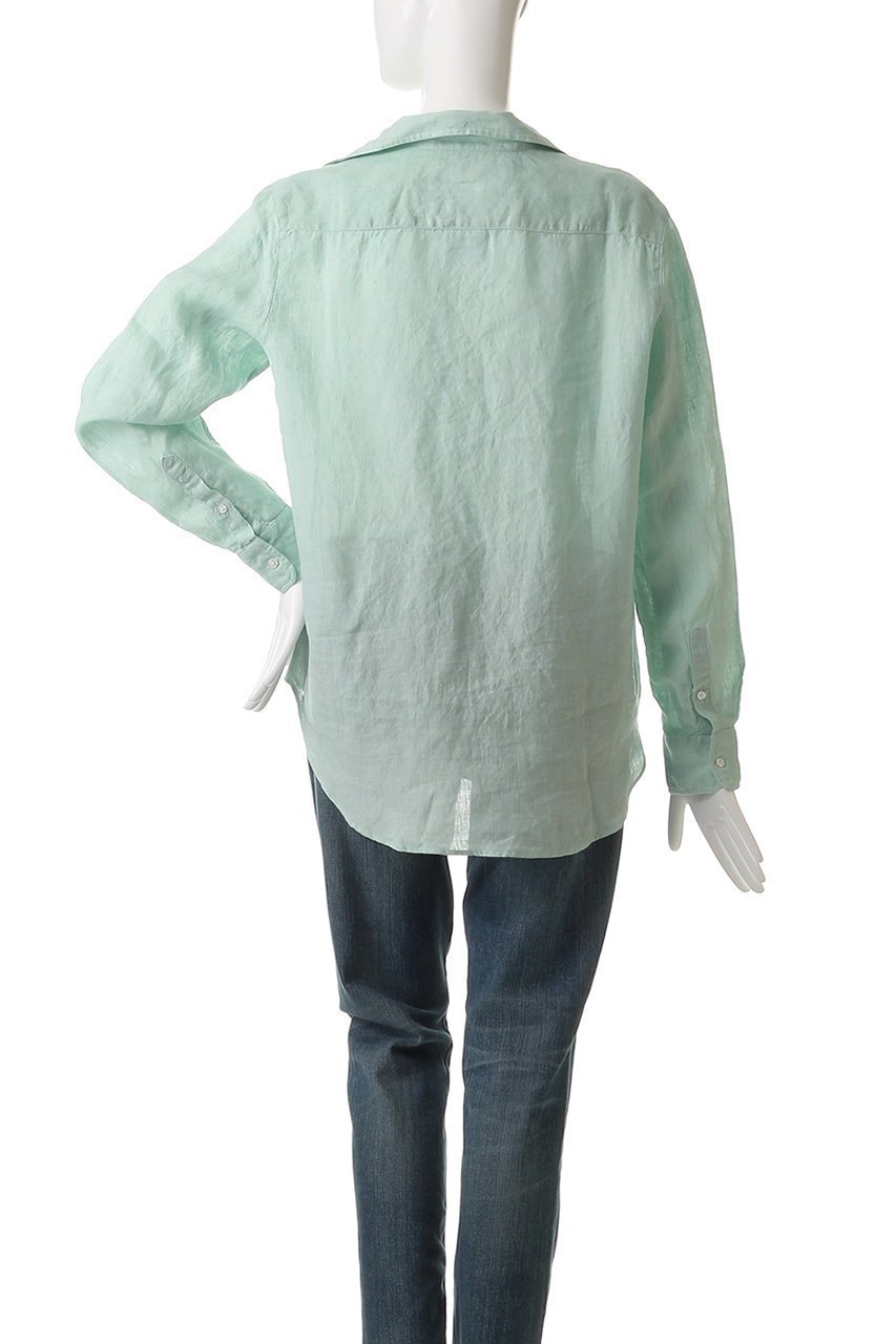 【フランク&アイリーン/Frank&Eileen】のEILEEN イタリアンリネン グリーンシャツ 人気、トレンドファッション・服の通販 founy(ファニー) 　ファッション　Fashion　レディースファッション　WOMEN　トップス・カットソー　Tops/Tshirt　シャツ/ブラウス　Shirts/Blouses　おすすめ　Recommend　インナー　Inner　ジャケット　Jacket　スリーブ　Sleeve　デニム　Denim　リネン　Linen　ロング　Long　other-4|ID: prp329100004456424 ipo3291000000031250630
