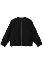 【アナイ/ANAYI】のトリアセポリエステルブルゾン 人気、トレンドファッション・服の通販 founy(ファニー) ファッション Fashion レディースファッション Fashion for Women アウター Coat / Outerwear Collection レディースジャケット・軽アウター Jackets ブルゾンジャケット・スポーティアウター Blouson Jackets シンプル Simple, Minimal ジャケット Jacket, Outerwear ブルゾン Blouson, Bomber Jacket エレガント 上品 Elegant thumbnail ブラック|ID: prp329100004456427 ipo3291000000035052757