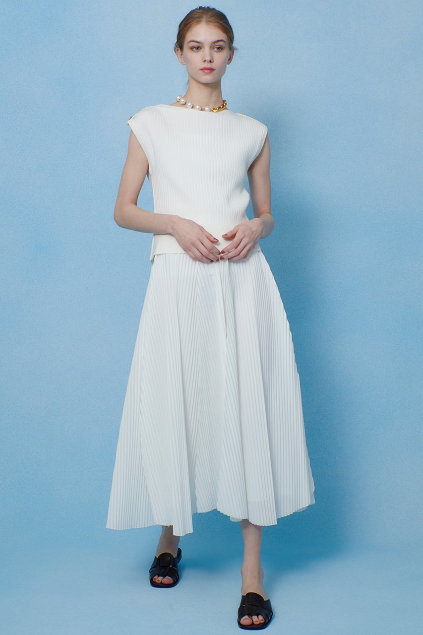 【アルアバイル/allureville】の【LOULOU WILLOUGHBY】プレーティングリブプルオーバー 人気、トレンドファッション・服の通販 founy(ファニー) 　ファッション　Fashion　レディースファッション　Fashion for Women　トップス・カットソー　Cut & Sew Tops　ニット　Knit Tops & Sweaters　カジュアルプルオーバー・ニットトップス　Pullovers & Knit Tops / Casual Pullovers　なめらか　Smooth, Silky Texture　シンプル　Simple, Minimal　エレガント 上品　Elegant　再入荷　Restock / Back in Stock　other-6|ID: prp329100004456428 ipo3291000000035054264