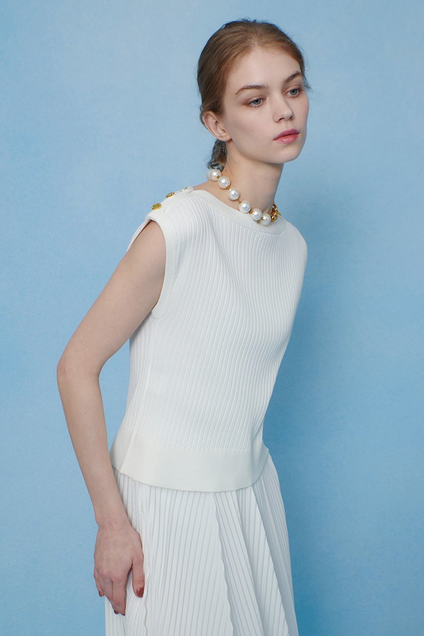 【アルアバイル/allureville】の【LOULOU WILLOUGHBY】プレーティングリブプルオーバー 人気、トレンドファッション・服の通販 founy(ファニー) ファッション Fashion レディースファッション Fashion for Women トップス・カットソー Cut & Sew Tops ニット Knit Tops & Sweaters カジュアルプルオーバー・ニットトップス Pullovers & Knit Tops / Casual Pullovers なめらか Smooth, Silky Texture シンプル Simple, Minimal エレガント 上品 Elegant other-7|ID: prp329100004456428 ipo3291000000035478888