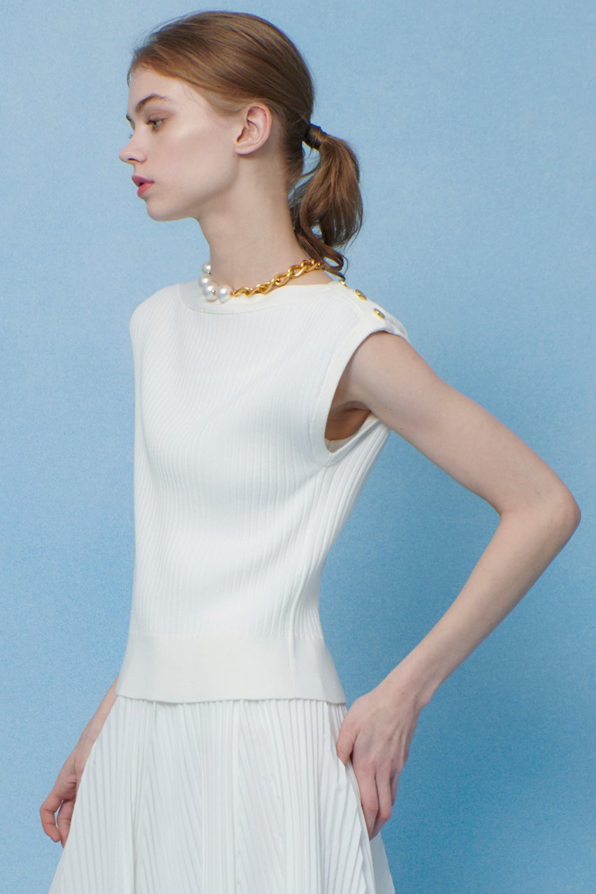 【アルアバイル/allureville】の【LOULOU WILLOUGHBY】プレーティングリブプルオーバー 人気、トレンドファッション・服の通販 founy(ファニー) ファッション Fashion レディースファッション Fashion for Women トップス・カットソー Cut & Sew Tops ニット Knit Tops & Sweaters カジュアルプルオーバー・ニットトップス Pullovers & Knit Tops / Casual Pullovers なめらか Smooth, Silky Texture シンプル Simple, Minimal エレガント 上品 Elegant other-8|ID: prp329100004456428 ipo3291000000035478890