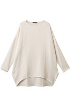【ミズイロ インド/mizuiro ind】のgeorgette boat neck cocoon P/O プルオーバー ivory|ID:prp329100004456434