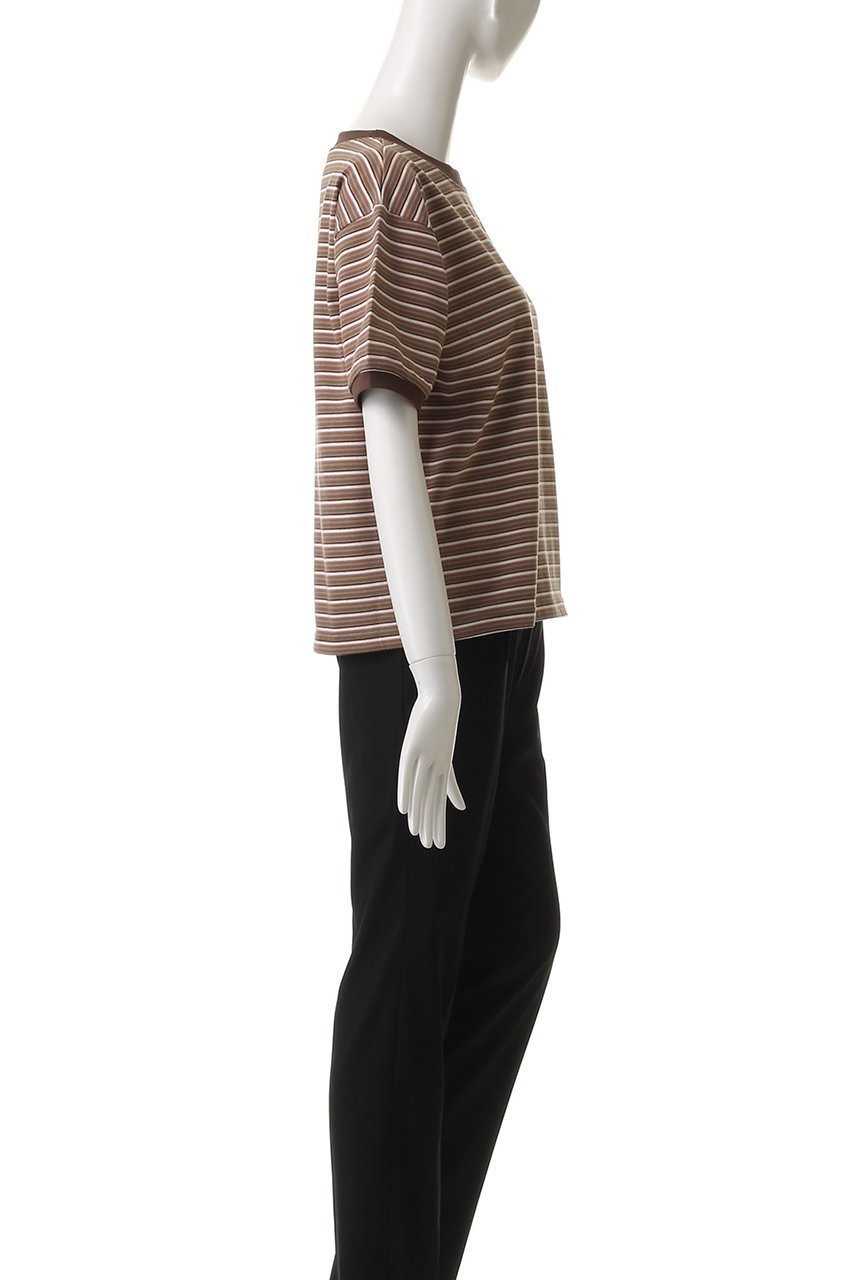 【エリオポール/heliopole】の【Star&Stripe】マルチストライプリンガーTシャツ 人気、トレンドファッション・服の通販 founy(ファニー) 　ファッション　Fashion　レディースファッション　Fashion for Women　トップス・カットソー　Cut & Sew Tops　シャツ・ブラウス・オフィスカジュアル　Elegant Blouses & Button-Ups　ロングTシャツ・Tシャツ　Longline T-Shirts & Tees　カットソー・ベーシックTシャツ　Cut-and-Sewn Tops / Stretch Tees & Basics　ショート　Short, Short Length　ストライプ　Stripe, Striped Pattern　スラックス　Slacks, Dress Pants　スリーブ　Sleeve, Long Sleeve / Short Sleeve　デニム　Denim, Jeans Material　リラックス　Relax, Relaxed Fit　other-3|ID: prp329100004456435 ipo3291000000032795787