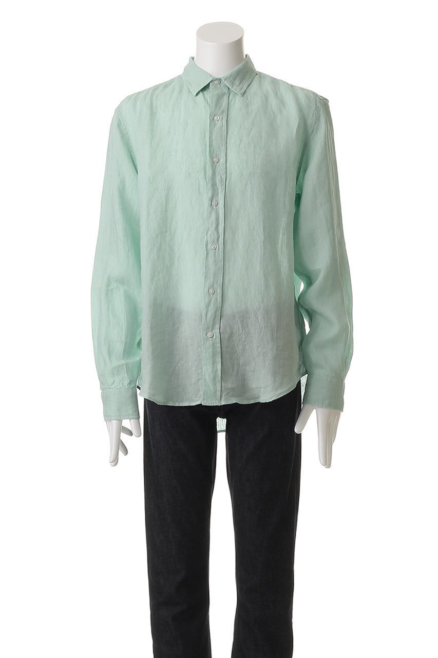 【フランク&アイリーン/Frank&Eileen / MEN】の【MEN】FINBAR イタリアンリネン グリーンシャツ 人気、トレンドファッション・服の通販 founy(ファニー) 　ファッション　Fashion　メンズファッション　MEN　シンプル　Simple　スリーブ　Sleeve　リネン　Linen　リラックス　Relax　ロング　Long　夏　Summer　春　Spring　S/S・春夏　Ss・Spring/Summer　other-2|ID: prp329100004456437 ipo3291000000031250712