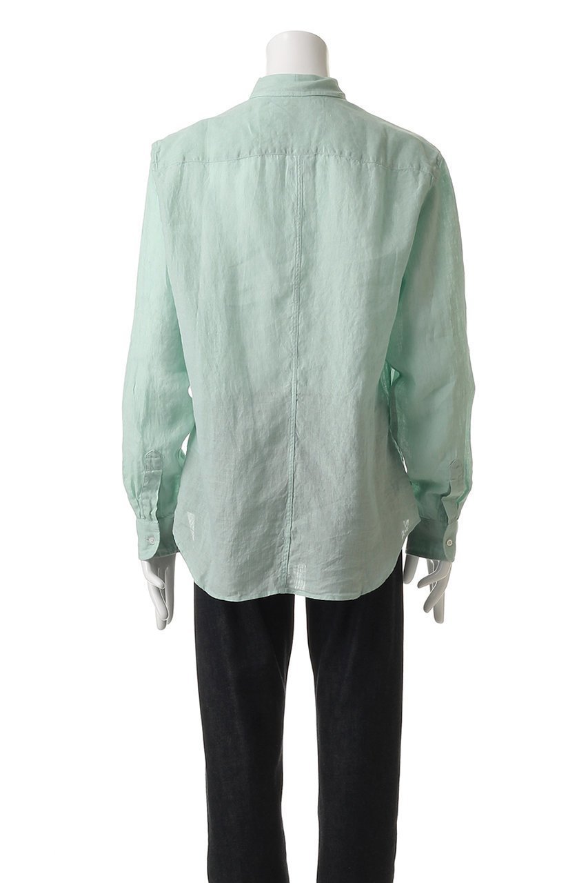 【フランク&アイリーン/Frank&Eileen / MEN】の【MEN】FINBAR イタリアンリネン グリーンシャツ 人気、トレンドファッション・服の通販 founy(ファニー) 　ファッション　Fashion　メンズファッション　MEN　シンプル　Simple　スリーブ　Sleeve　リネン　Linen　リラックス　Relax　ロング　Long　夏　Summer　春　Spring　S/S・春夏　Ss・Spring/Summer　other-4|ID: prp329100004456437 ipo3291000000031250717