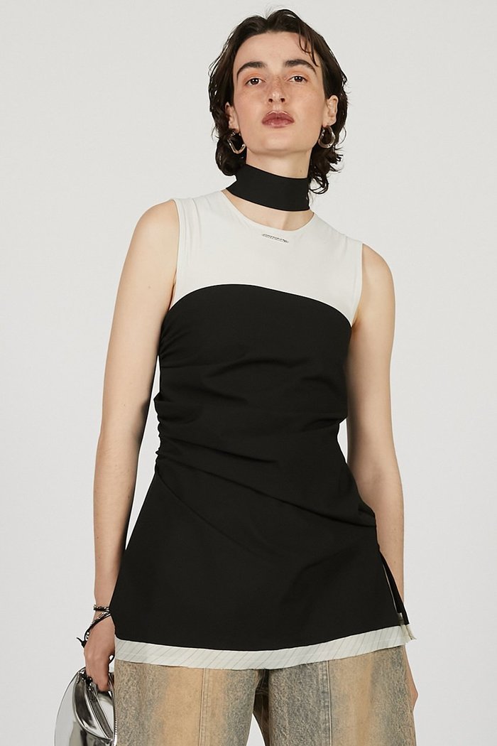 【プランク プロジェクト/PRANK PROJECT】のアシメドレーピングベアトップ / Asymmetrical Draping Bare Top インテリア・キッズ・メンズ・レディースファッション・服の通販 founy(ファニー) https://founy.com/ ファッション Fashion レディースファッション WOMEN トップス・カットソー Tops/Tshirt シャツ/ブラウス Shirts/Blouses ウォッシャブル Washable ショート Short ストライプ Stripe ストレッチ Stretch スリーブ Sleeve タンク Tank 夏 Summer 春 Spring S/S・春夏 Ss・Spring/Summer |ID: prp329100004456440 ipo3291000000031184448