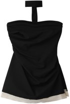【プランク プロジェクト/PRANK PROJECT】のアシメドレーピングベアトップ / Asymmetrical Draping Bare Top BLK(ブラック)|ID:prp329100004456440