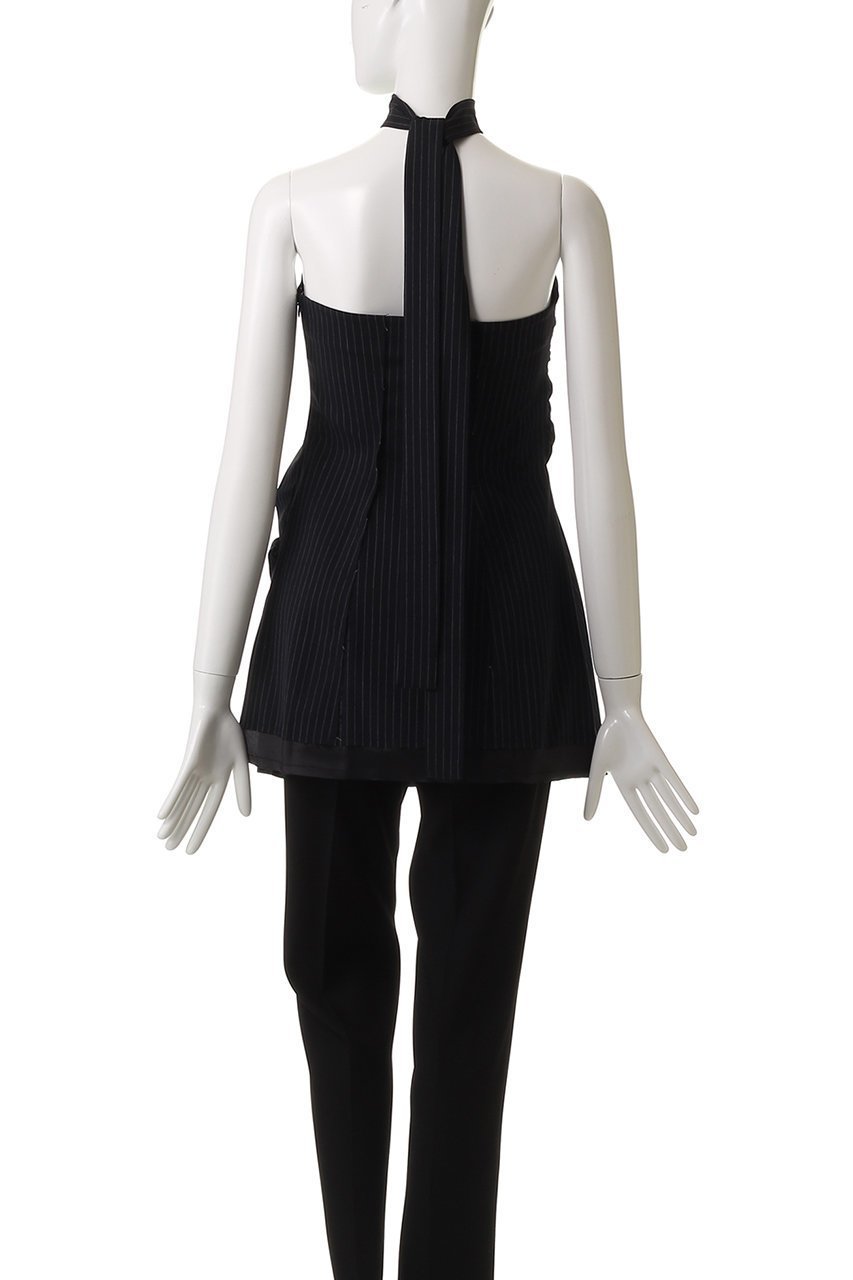 【プランク プロジェクト/PRANK PROJECT】のアシメドレーピングベアトップ / Asymmetrical Draping Bare Top 人気、トレンドファッション・服の通販 founy(ファニー) 　ファッション　Fashion　レディースファッション　Fashion for Women　トップス・カットソー　Cut & Sew Tops　キャミソール&ノースリーブ　Camisoles & Sleeveless Tops　シャツ・ブラウス・オフィスカジュアル　Elegant Blouses & Button-Ups　ウォッシャブル　Machine Washable　ストライプ　Stripe, Striped Pattern　ストレッチ　Stretch, Stretchy Fabric　タンク　Tank Top, Sleeveless Top　ノースリーブ　Sleeveless, No-Sleeve　夏　Summer　春　Spring　S/S・春夏　SS, Spring/Summer, Warm Season　other-3|ID: prp329100004456440 ipo3291000000032908076