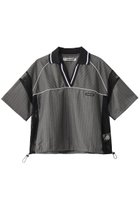 【プランク プロジェクト/PRANK PROJECT】のドローストリングゲームシャツ / Drawstring Game Shirt 人気、トレンドファッション・服の通販 founy(ファニー) ファッション Fashion レディースファッション Fashion for Women トップス・カットソー Cut & Sew Tops シャツ・ブラウス・オフィスカジュアル Elegant Blouses & Button-Ups ショート Short, Short Length ストライプ Stripe, Striped Pattern スラックス Slacks, Dress Pants スリーブ Sleeve, Long Sleeve / Short Sleeve スーツ Suit, Formalwear タイトスカート Pencil Skirt, Tight Skirt チェック Check, Plaid, Tartan ドローストリング Drawstring, Pull Cord ブルゾン Blouson, Bomber Jacket ボトム Bottoms, Lower Wear マキシ Maxi, Full Length 夏 Summer thumbnail GRY(グレー)|ID: prp329100004456441 ipo3291000000036067592