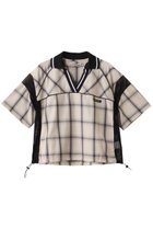 【プランク プロジェクト/PRANK PROJECT】のドローストリングゲームシャツ / Drawstring Game Shirt 人気、トレンドファッション・服の通販 founy(ファニー) ファッション Fashion レディースファッション Fashion for Women トップス・カットソー Cut & Sew Tops シャツ・ブラウス・オフィスカジュアル Elegant Blouses & Button-Ups ショート Short, Short Length ストライプ Stripe, Striped Pattern スラックス Slacks, Dress Pants スリーブ Sleeve, Long Sleeve / Short Sleeve スーツ Suit, Formalwear タイトスカート Pencil Skirt, Tight Skirt チェック Check, Plaid, Tartan ドローストリング Drawstring, Pull Cord ブルゾン Blouson, Bomber Jacket ボトム Bottoms, Lower Wear マキシ Maxi, Full Length 夏 Summer thumbnail WHT(ホワイト)|ID: prp329100004456441 ipo3291000000036067593