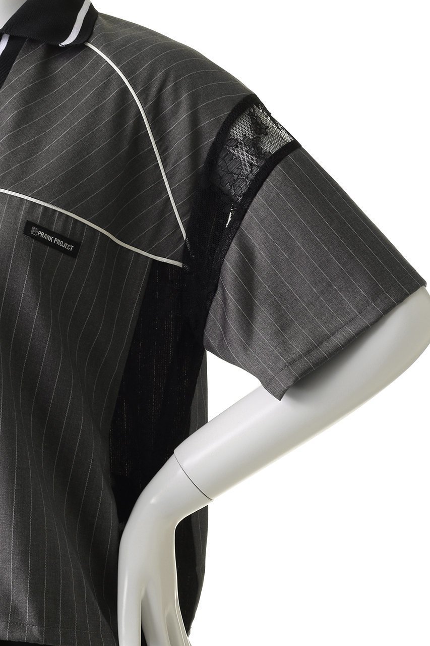 【プランク プロジェクト/PRANK PROJECT】のドローストリングゲームシャツ / Drawstring Game Shirt 人気、トレンドファッション・服の通販 founy(ファニー) ファッション Fashion レディースファッション Fashion for Women トップス・カットソー Cut & Sew Tops シャツ・ブラウス・オフィスカジュアル Elegant Blouses & Button-Ups ショート Short, Short Length ストライプ Stripe, Striped Pattern スラックス Slacks, Dress Pants スリーブ Sleeve, Long Sleeve / Short Sleeve スーツ Suit, Formalwear タイトスカート Pencil Skirt, Tight Skirt チェック Check, Plaid, Tartan ドローストリング Drawstring, Pull Cord ブルゾン Blouson, Bomber Jacket ボトム Bottoms, Lower Wear マキシ Maxi, Full Length 夏 Summer other-6|ID: prp329100004456441 ipo3291000000036067605