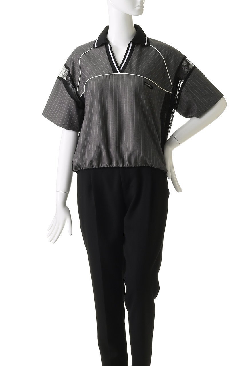 【プランク プロジェクト/PRANK PROJECT】のドローストリングゲームシャツ / Drawstring Game Shirt 人気、トレンドファッション・服の通販 founy(ファニー) ファッション Fashion レディースファッション Fashion for Women トップス・カットソー Cut & Sew Tops シャツ・ブラウス・オフィスカジュアル Elegant Blouses & Button-Ups ショート Short, Short Length ストライプ Stripe, Striped Pattern スラックス Slacks, Dress Pants スリーブ Sleeve, Long Sleeve / Short Sleeve スーツ Suit, Formalwear タイトスカート Pencil Skirt, Tight Skirt チェック Check, Plaid, Tartan ドローストリング Drawstring, Pull Cord ブルゾン Blouson, Bomber Jacket ボトム Bottoms, Lower Wear マキシ Maxi, Full Length 夏 Summer other-7|ID: prp329100004456441 ipo3291000000036067607