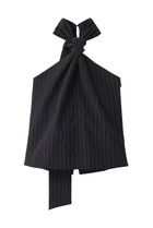 【プランク プロジェクト/PRANK PROJECT】のストライプツイストホルタートップ / Striped Twist Halter Top 人気、トレンドファッション・服の通販 founy(ファニー) ファッション Fashion レディースファッション Fashion for Women トップス・カットソー Cut & Sew Tops キャミソール&ノースリーブ Camisoles & Sleeveless Tops シャツ・ブラウス・オフィスカジュアル Elegant Blouses & Button-Ups おすすめ Recommended / Our Picks インナー Innerwear ウォッシャブル Machine Washable ストライプ Stripe, Striped Pattern タンク Tank Top, Sleeveless Top ツイスト Tweed, Tweed Fabric デニム Denim, Jeans Material ノースリーブ Sleeveless, No-Sleeve パッチ Patch, Appliqué リボン Ribbon, Bow 夏 Summer thumbnail NVY(ネイビー)|ID: prp329100004456442 ipo3291000000036070629