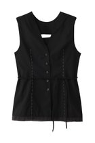 【プランク プロジェクト/PRANK PROJECT】の2WAYトップ / 2 Way Top 人気、トレンドファッション・服の通販 founy(ファニー) ファッション Fashion レディースファッション Fashion for Women トップス・カットソー Cut & Sew Tops シャツ・ブラウス・オフィスカジュアル Elegant Blouses & Button-Ups ショート Short, Short Length スリーブ Sleeve, Long Sleeve / Short Sleeve フォーマル Formal, Dressy フリル Frill, Ruffle 夏 Summer thumbnail BLK(ブラック)|ID: prp329100004456443 ipo3291000000035387255