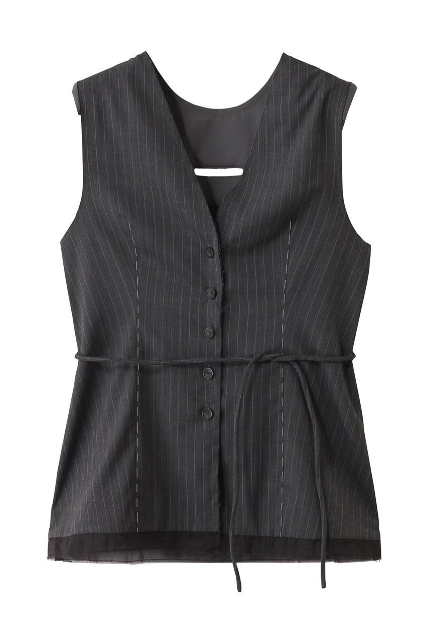 【プランク プロジェクト/PRANK PROJECT】の2WAYトップ / 2 Way Top インテリア・キッズ・メンズ・レディースファッション・服の通販 founy(ファニー) 　ファッション　Fashion　レディースファッション　Fashion for Women　トップス・カットソー　Cut & Sew Tops　シャツ・ブラウス・オフィスカジュアル　Elegant Blouses & Button-Ups　ショート　Short, Short Length　スリーブ　Sleeve, Long Sleeve / Short Sleeve　フォーマル　Formal, Dressy　フリル　Frill, Ruffle　夏　Summer　GRY(グレー)|ID: prp329100004456443 ipo3291000000035387257