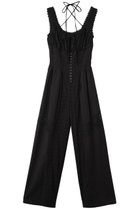 【プランク プロジェクト/PRANK PROJECT】のコットンレースジャンプスーツ / Cotton Lace Jumpsuit 人気、トレンドファッション・服の通販 founy(ファニー) ファッション Fashion レディースファッション Fashion for Women パンツ Pants & Trousers シャーリング Shirring, Ruched ミックス Mix, Mixed Style リラックス Relax, Relaxed Fit レース Lace, Lace Fabric 今季 This Season, Current Season thumbnail BLK(ブラック)|ID: prp329100004456446 ipo3291000000032900903