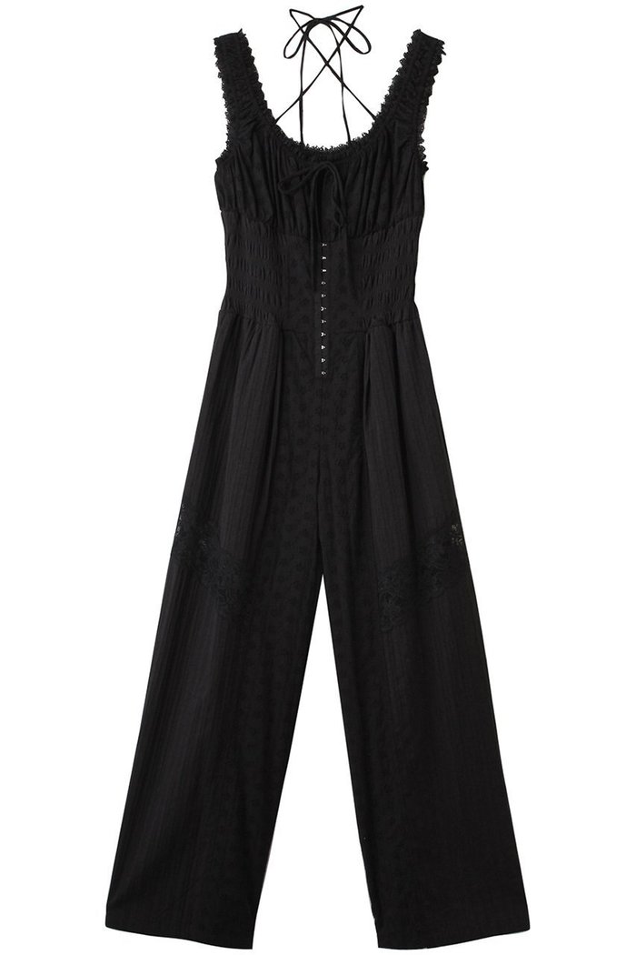 【プランク プロジェクト/PRANK PROJECT】のコットンレースジャンプスーツ / Cotton Lace Jumpsuit インテリア・キッズ・メンズ・レディースファッション・服の通販 founy(ファニー) https://founy.com/ ファッション Fashion レディースファッション Fashion for Women パンツ Pants & Trousers シャーリング Shirring, Ruched ミックス Mix, Mixed Style リラックス Relax, Relaxed Fit レース Lace, Lace Fabric 今季 This Season, Current Season |ID: prp329100004456446 ipo3291000000036760808