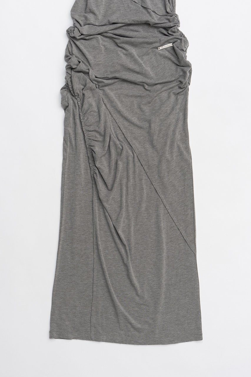 【プランク プロジェクト/PRANK PROJECT】のアシンメトリーツイストマキシドレス / Asymmetrical Twist Maxi Dress 人気、トレンドファッション・服の通販 founy(ファニー) 　ファッション　Fashion　レディースファッション　WOMEN　ワンピース　Dress　ドレス　Party Dresses　チュニック　Tunic　マキシワンピース　Maxi Dress　ギャザー　Gather　スリット　Slit　チュニック　Tunic　ツイスト　Twist　フロント　Front　リラックス　Relax　ロング　Long　旅行　Travel　other-3|ID: prp329100004456449 ipo3291000000031250787