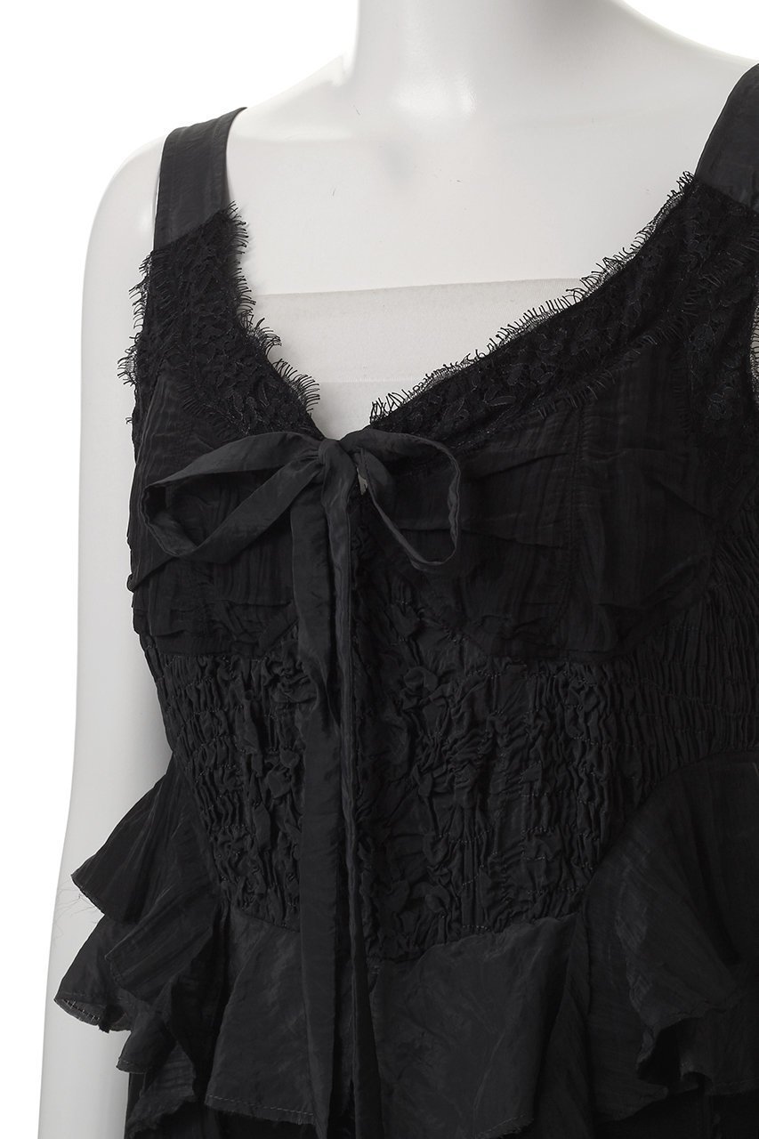 【プランク プロジェクト/PRANK PROJECT】のシャーリングビスチェワンピース / Shirring Bustier Dress 人気、トレンドファッション・服の通販 founy(ファニー) 　ファッション　Fashion　レディースファッション　Fashion for Women　ワンピース　Dresses　フォーマル・パーティードレス・結婚式用ドレス　Elegant & Casual Dresses　チュニック　Tunic Tops & Dresses　とろみ　Fluid, Flowy Fabric　アクセサリー　Fashion Accessories　カットソー　Cut and Sewn Top　コンビ　Combo, Combination Style　サンダル　Sandals, Summer Shoes　シャーリング　Shirring, Ruched　スリット　Slit, Slit Detail　ダウン　Down, Puffer　チュニック　Tunic, Long Top　レース　Lace, Lace Fabric　ロング　Long, Long-Length　厚底　Platform Shoes　夏　Summer　other-5|ID: prp329100004456450 ipo3291000000032808398