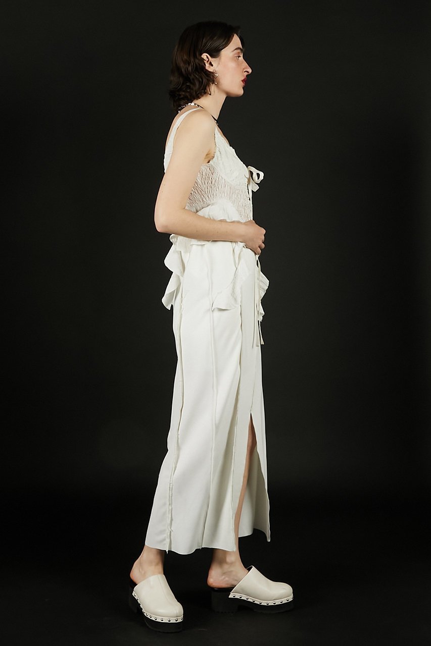 【プランク プロジェクト/PRANK PROJECT】のシャーリングビスチェワンピース / Shirring Bustier Dress 人気、トレンドファッション・服の通販 founy(ファニー) 　ファッション　Fashion　レディースファッション　Fashion for Women　ワンピース　Dresses　フォーマル・パーティードレス・結婚式用ドレス　Elegant & Casual Dresses　チュニック　Tunic Tops & Dresses　とろみ　Fluid, Flowy Fabric　アクセサリー　Fashion Accessories　カットソー　Cut and Sewn Top　コンビ　Combo, Combination Style　サンダル　Sandals, Summer Shoes　シャーリング　Shirring, Ruched　スリット　Slit, Slit Detail　ダウン　Down, Puffer　チュニック　Tunic, Long Top　レース　Lace, Lace Fabric　ロング　Long, Long-Length　厚底　Platform Shoes　夏　Summer　other-8|ID: prp329100004456450 ipo3291000000032808401