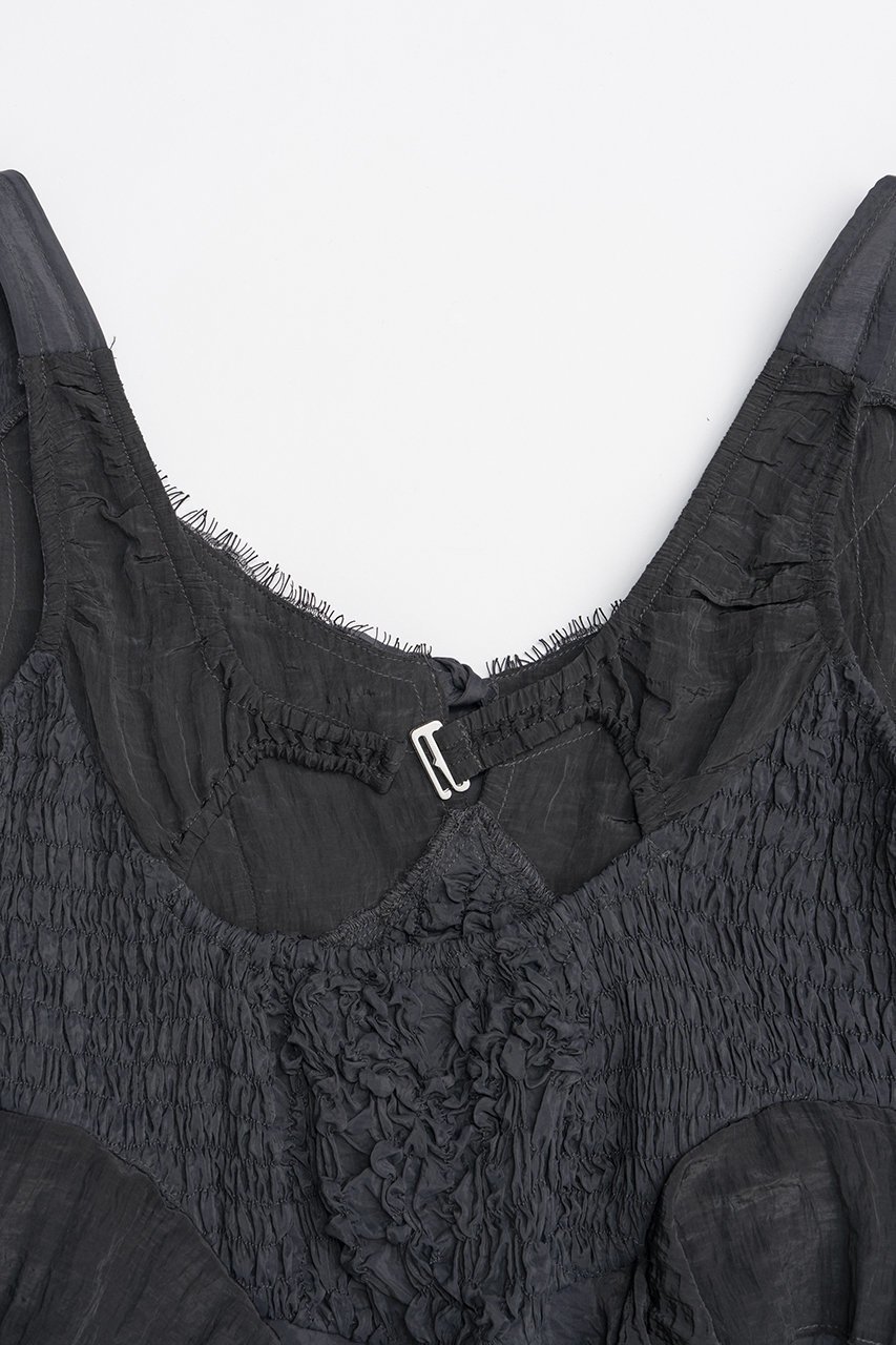 【プランク プロジェクト/PRANK PROJECT】のシャーリングビスチェワンピース / Shirring Bustier Dress 人気、トレンドファッション・服の通販 founy(ファニー) 　ファッション　Fashion　レディースファッション　Fashion for Women　ワンピース　Dresses　フォーマル・パーティードレス・結婚式用ドレス　Elegant & Casual Dresses　チュニック　Tunic Tops & Dresses　とろみ　Fluid, Flowy Fabric　アクセサリー　Fashion Accessories　カットソー　Cut and Sewn Top　コンビ　Combo, Combination Style　サンダル　Sandals, Summer Shoes　シャーリング　Shirring, Ruched　スリット　Slit, Slit Detail　ダウン　Down, Puffer　チュニック　Tunic, Long Top　レース　Lace, Lace Fabric　ロング　Long, Long-Length　厚底　Platform Shoes　夏　Summer　other-8|ID: prp329100004456450 ipo3291000000036029173