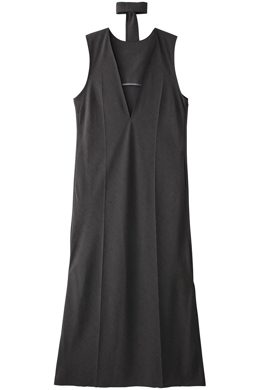 【プランク プロジェクト/PRANK PROJECT】のチョーカーコンビ2WAYワンピ / Choker Combination 2WAY Onepiece インテリア・キッズ・メンズ・レディースファッション・服の通販 founy(ファニー) 　ファッション　Fashion　レディースファッション　Fashion for Women　ワンピース　Dresses　チュニック　Tunic Tops & Dresses　チュニック　Tunic, Long Top　ツイル　Twist, Twisted Detail　ドレス　Dress, One-Piece　メランジ　Melange, Mixed Yarn　リボン　Ribbon, Bow　ロング　Long, Long-Length　ワッシャー　Washer, Crinkled Finish　夏　Summer　GRY(グレー)|ID: prp329100004456451 ipo3291000000032859706